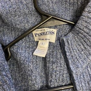 Pendlton Zip-up 100% Lamb’s Wool Sweater Vest